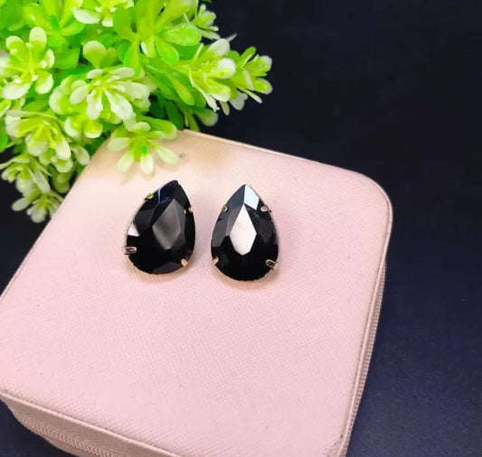 Drop stone stud Earrings