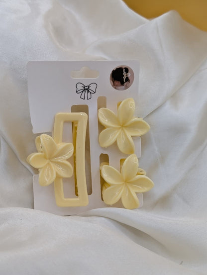 Elegant Flower Hair Clips – Available in Multiple Colours