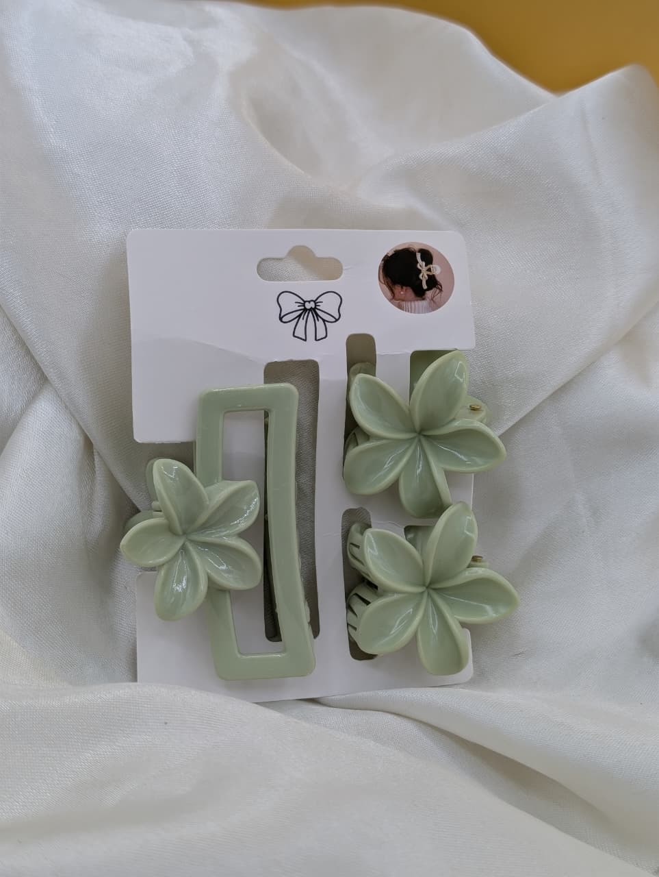 Elegant Flower Hair Clips – Available in Multiple Colours