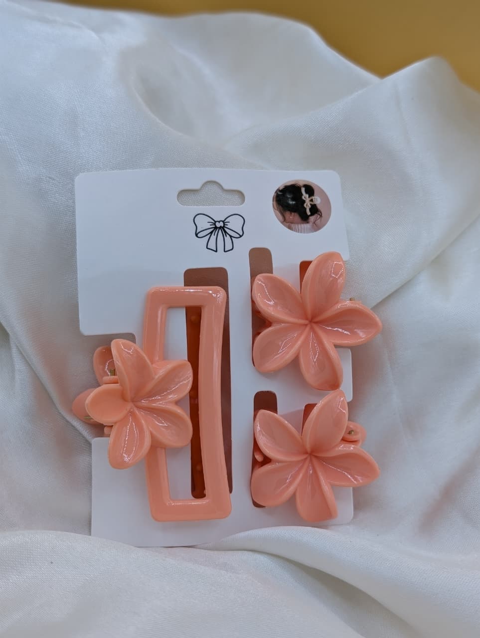 Elegant Flower Hair Clips – Available in Multiple Colours