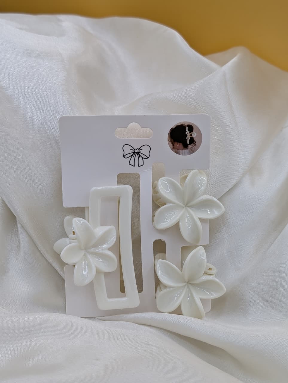 Elegant Flower Hair Clips – Available in Multiple Colours