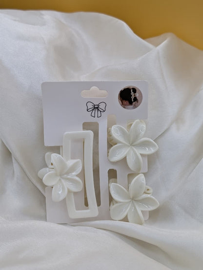 Elegant Flower Hair Clips – Available in Multiple Colours