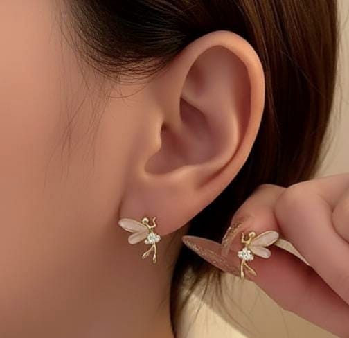 Sparkling Fairy Design Earrings