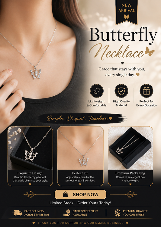 🦋 Butterfly Necklace