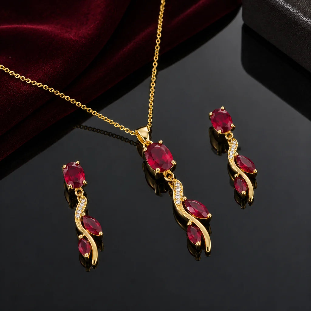 Tulip Pendant Set